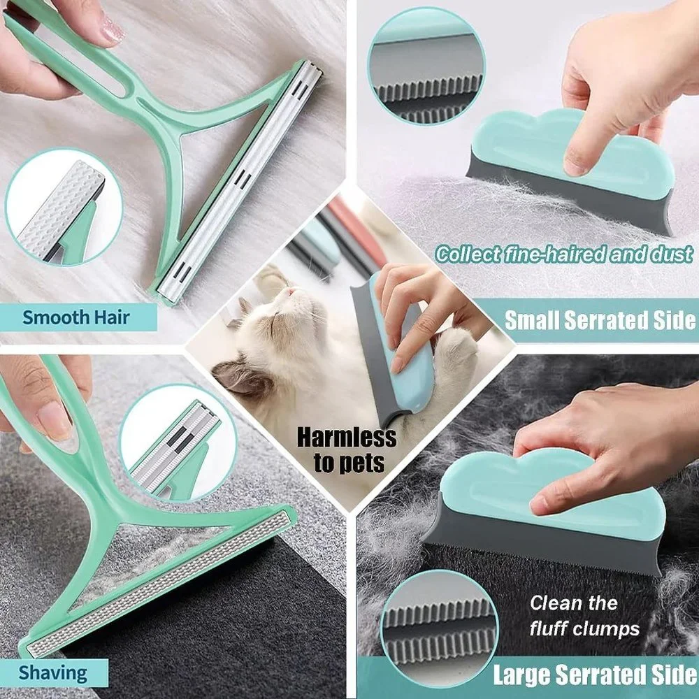 Pet Hair Remover for Couch, 4 PCS Dog Hair Remover for Couch, Efficient Pet Hair